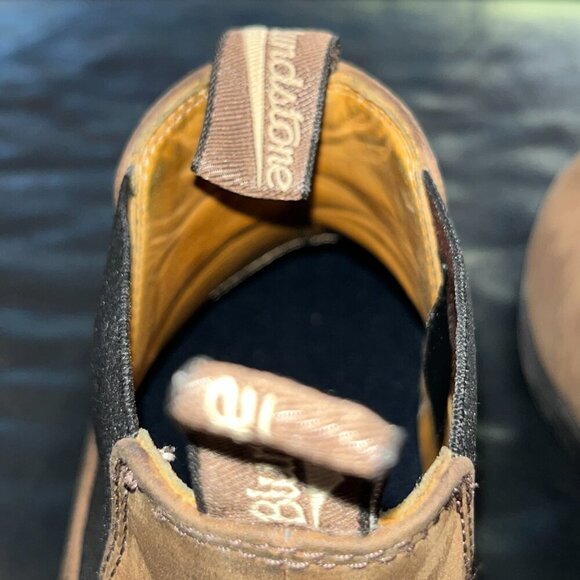 BLUNDSTONE #2391 Made in Australia Men's Suede Chelsea Dress Boot Size12 = US 13 - Picture 7 of 16